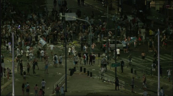 Victory riots erupted in Argentina as some supporters rioted