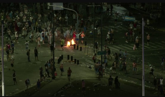 Victory riots erupted in Argentina as some supporters rioted